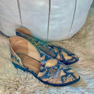 Free People Royale Flat Snakeskin 6